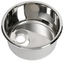 S.S round sink 385x180mm - Artnr: 50.187.37 13